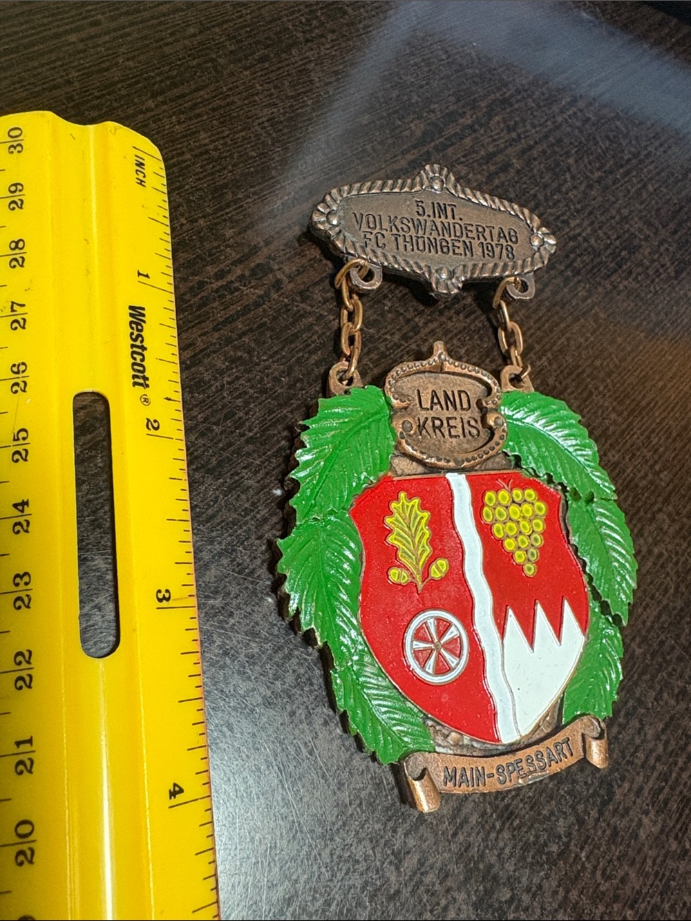 Vintage 1978 Land Kreis 5 INT Volkswantertag FC Rare item